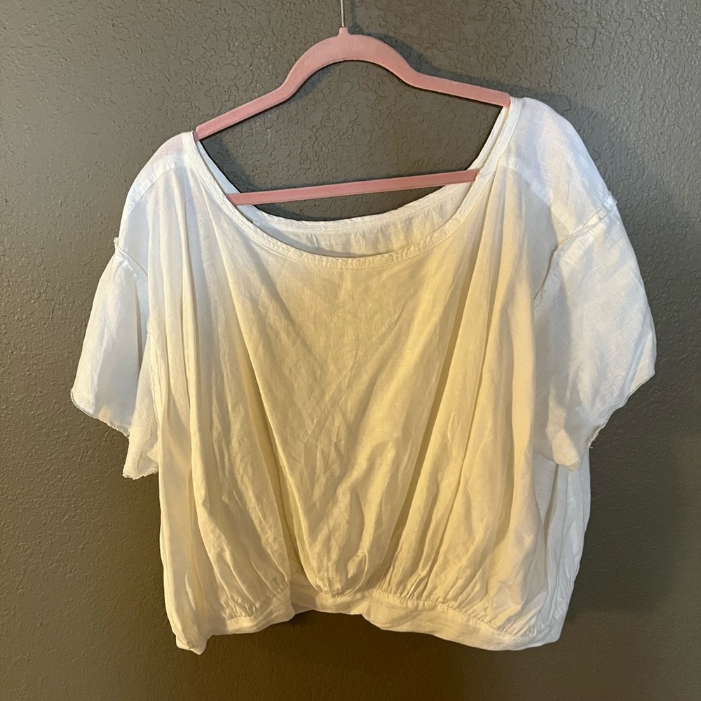 We The Free Cream Blouse